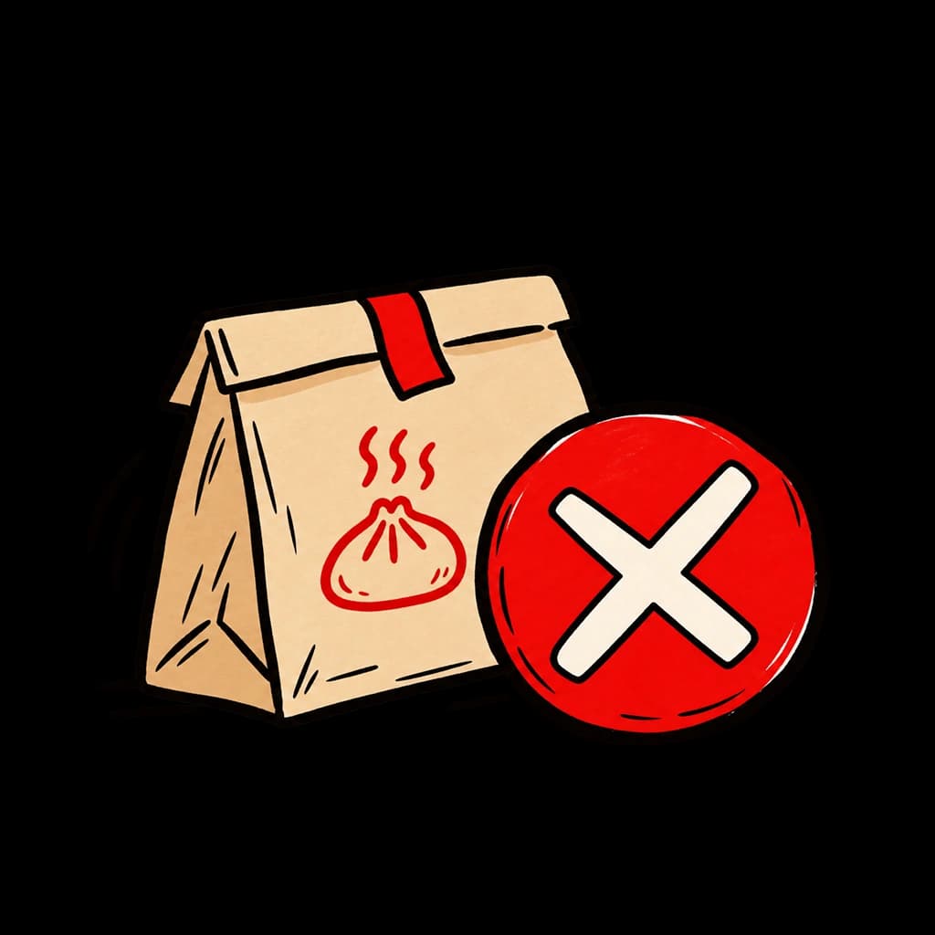 Smartphone order screen and clock showing cancellation window